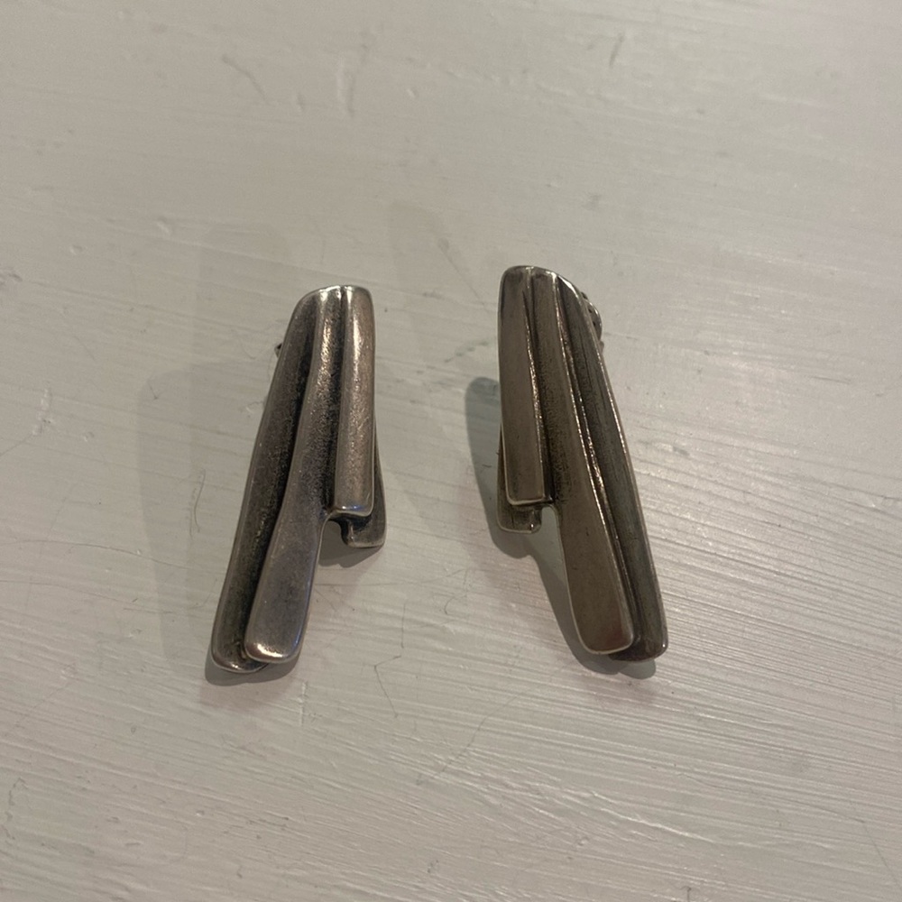 UNOde50 silver earrings
